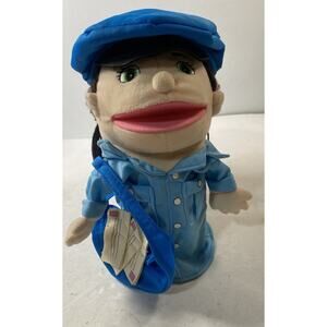 Lakeshore Let's Talk Community Helpers Hand Puppet Mail Carrier Kids Show